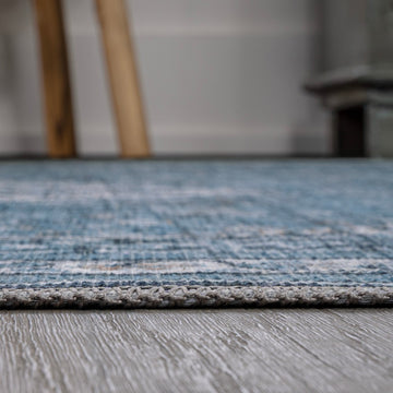 Dalyan Geometric Medallions Washable Area Rug